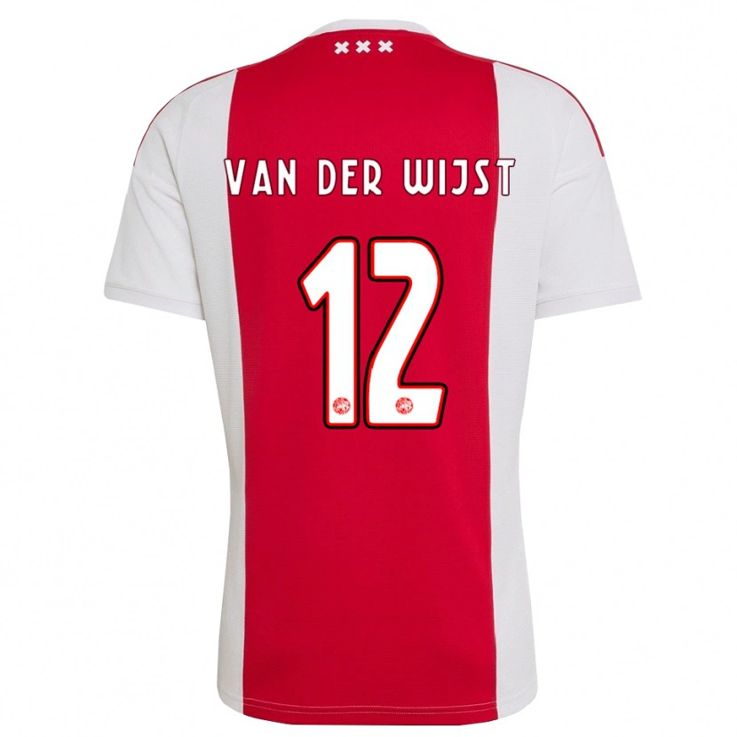 Danxen Kinder Giovanni Van Der Wijst #12 Rot Weiß Gelb Heimtrikot Trikot 2026/27 T-Shirt Schweiz