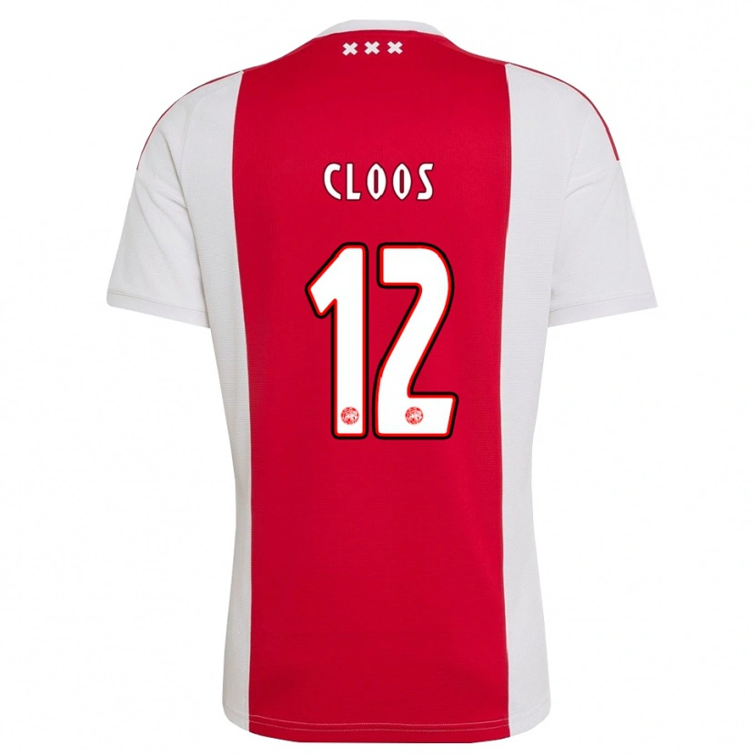Danxen Kinder Cino Cloos #12 Rot Weiß Gelb Heimtrikot Trikot 2026/27 T-Shirt Schweiz