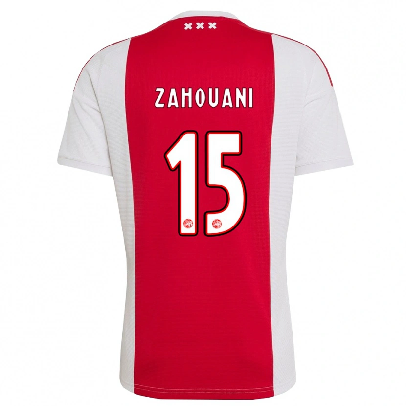 Danxen Kinder Fouad Zahouani #15 Rot Weiß Gelb Heimtrikot Trikot 2026/27 T-Shirt Schweiz