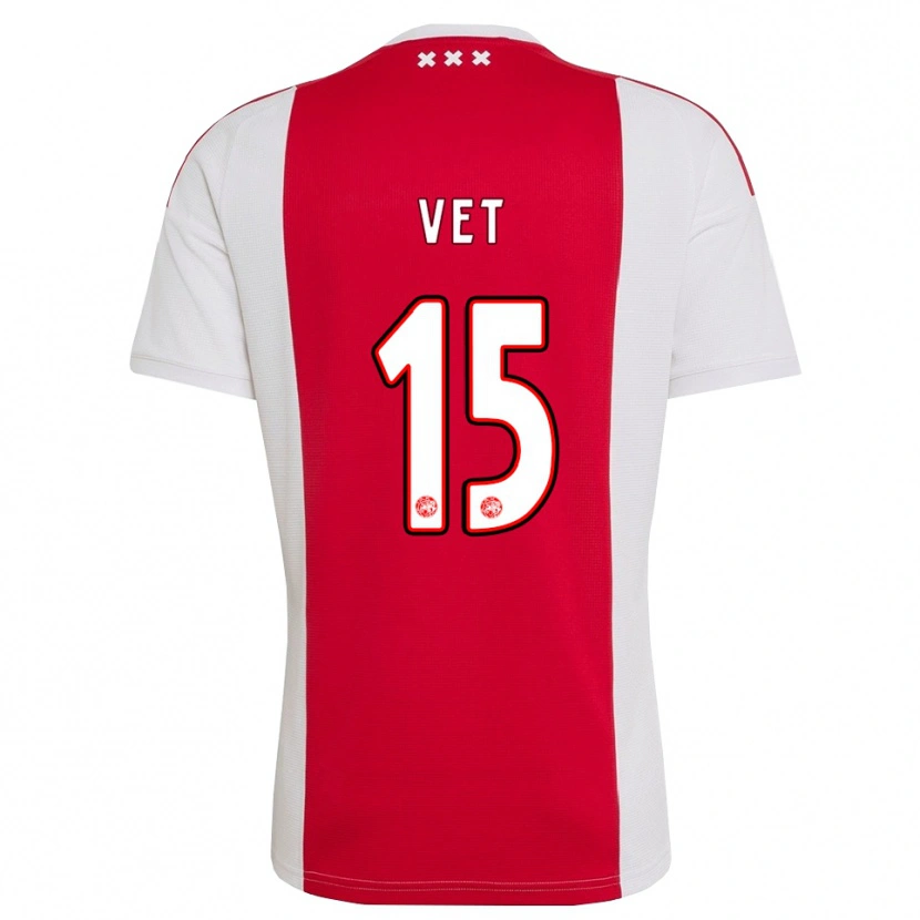 Danxen Kinder Javier Vet #15 Rot Weiß Gelb Heimtrikot Trikot 2026/27 T-Shirt Schweiz