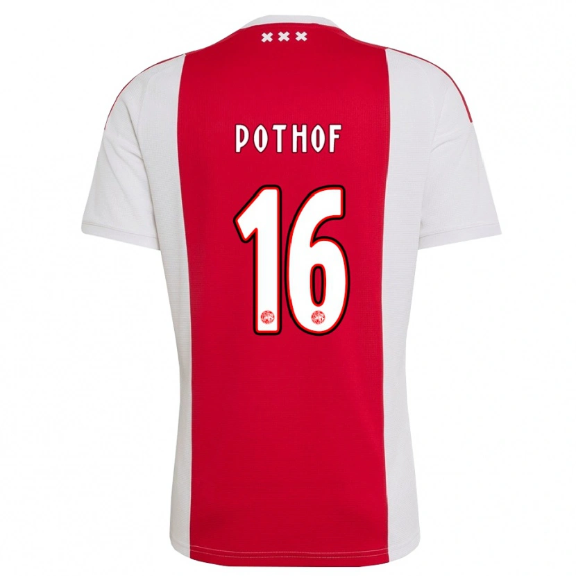Danxen Kinder Isa Pothof #16 Rot Weiß Gelb Heimtrikot Trikot 2026/27 T-Shirt Schweiz