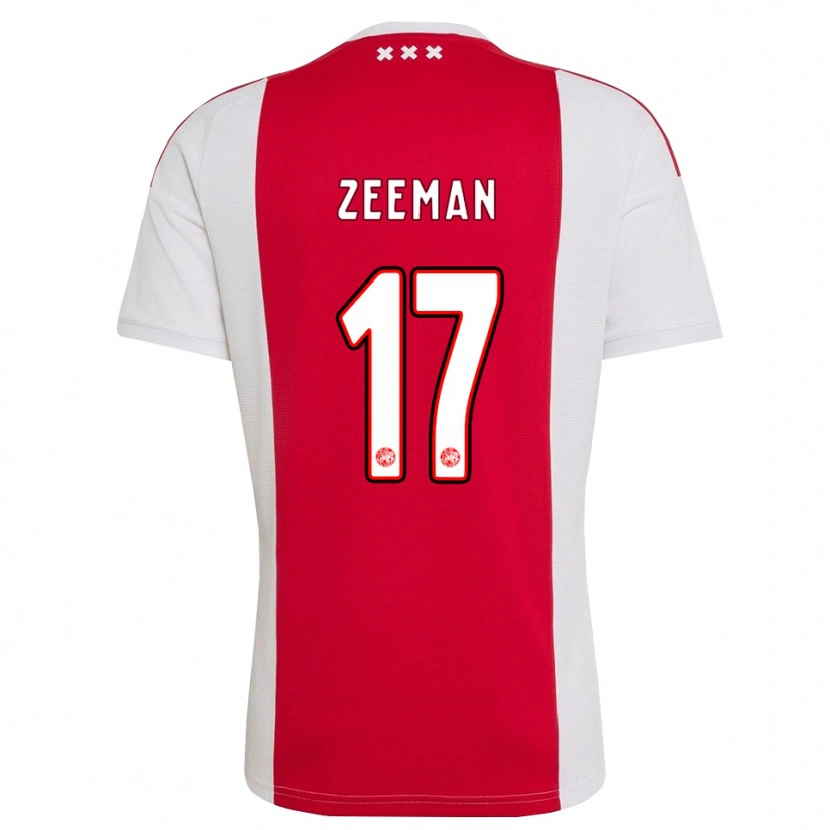 Danxen Kinder Kelly Zeeman #17 Rot Weiß Gelb Heimtrikot Trikot 2026/27 T-Shirt Schweiz