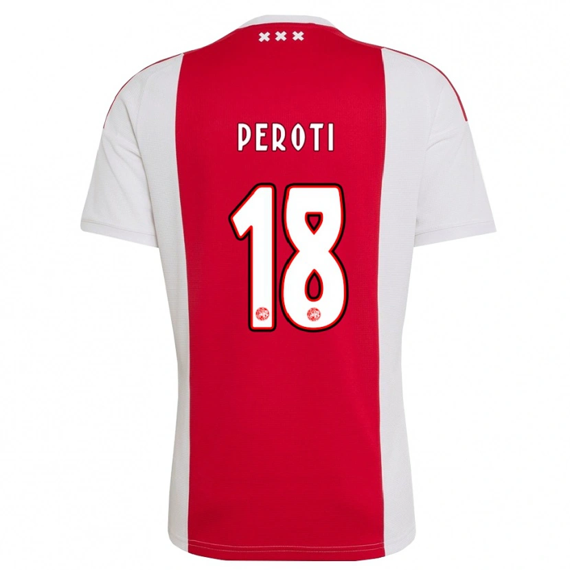 Danxen Kinder Eljero Peroti #18 Rot Weiß Gelb Heimtrikot Trikot 2026/27 T-Shirt Schweiz