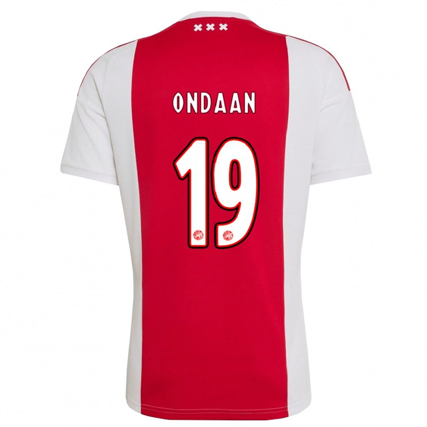 Danxen Kinder Terell Ondaan #19 Rot Weiß Gelb Heimtrikot Trikot 2026/27 T-Shirt Schweiz