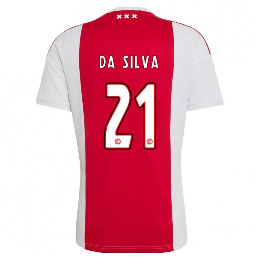 Danxen Kinder Paulo Da Silva #21 Rot Weiß Gelb Heimtrikot Trikot 2026/27 T-Shirt Schweiz