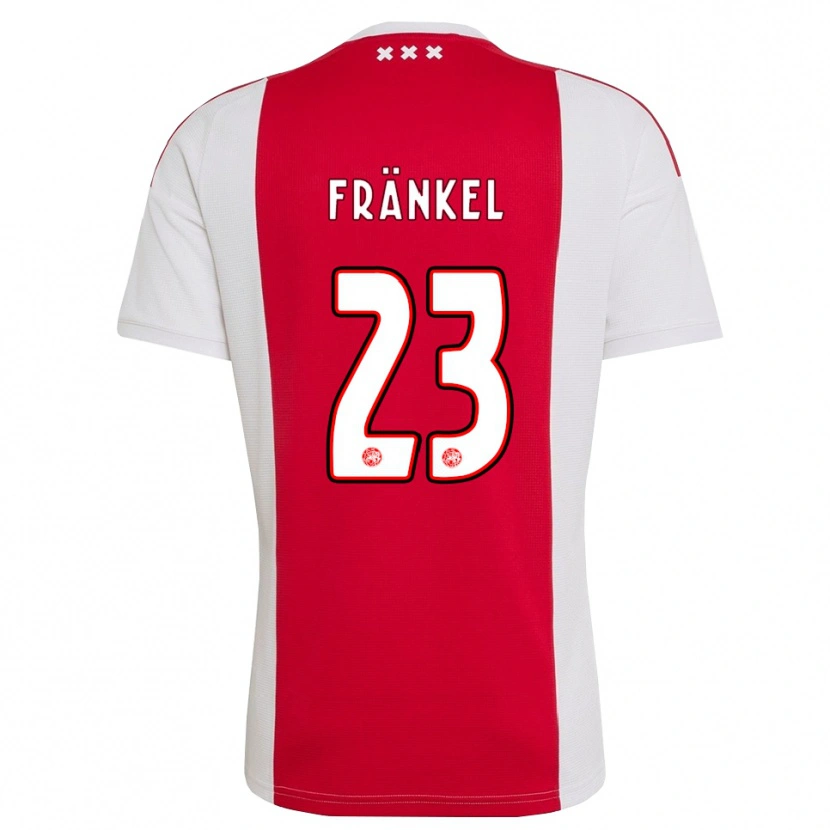 Danxen Kinder Leroy Fränkel #23 Rot Weiß Gelb Heimtrikot Trikot 2026/27 T-Shirt Schweiz