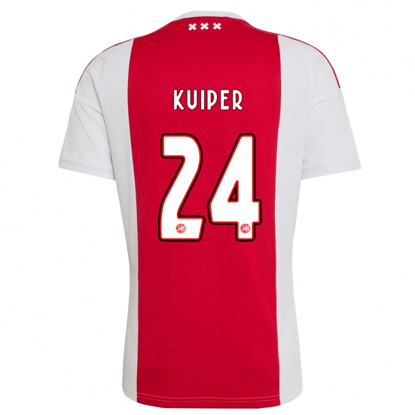 Danxen Kinder Justen Kuiper #24 Rot Weiß Gelb Heimtrikot Trikot 2026/27 T-Shirt Schweiz