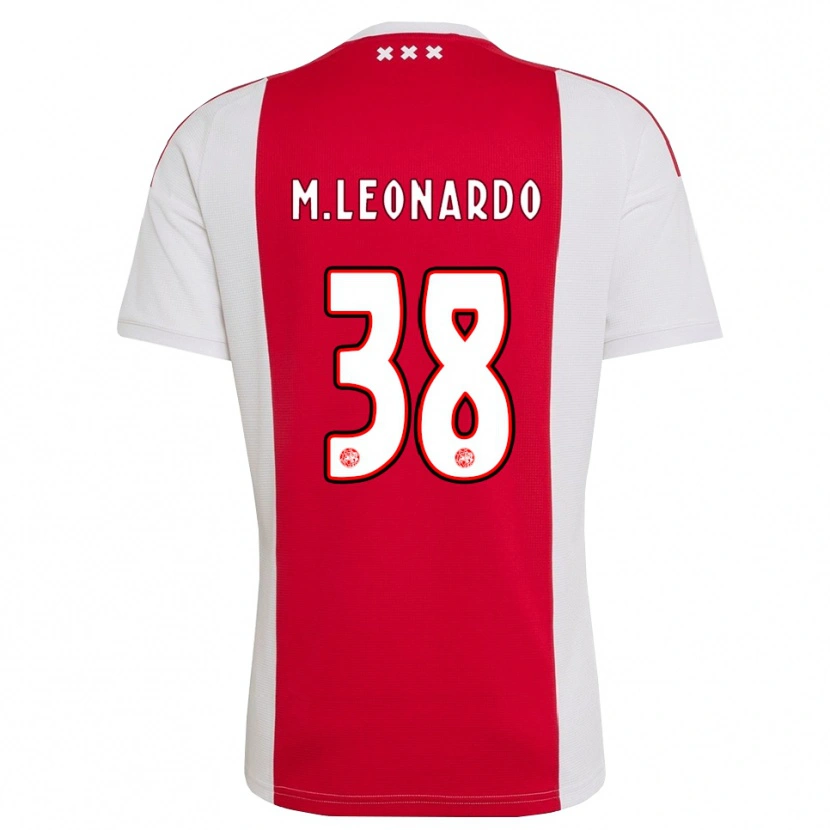 Danxen Kinder Marcos Leonardo #38 Rot Weiß Gelb Heimtrikot Trikot 2026/27 T-Shirt Schweiz