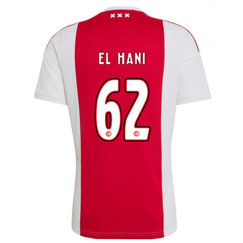 Danxen Kinder Aymean El Hani #62 Rot Weiß Gelb Heimtrikot Trikot 2026/27 T-Shirt Schweiz