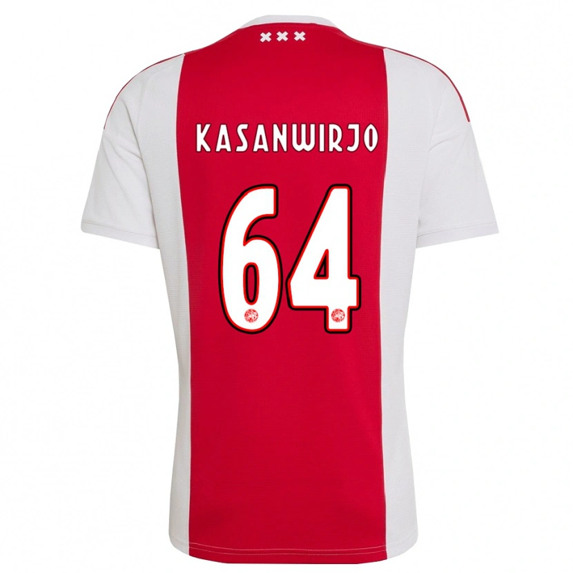 Danxen Kinder Kennynho Kasanwirjo #64 Rot Weiß Gelb Heimtrikot Trikot 2026/27 T-Shirt Schweiz