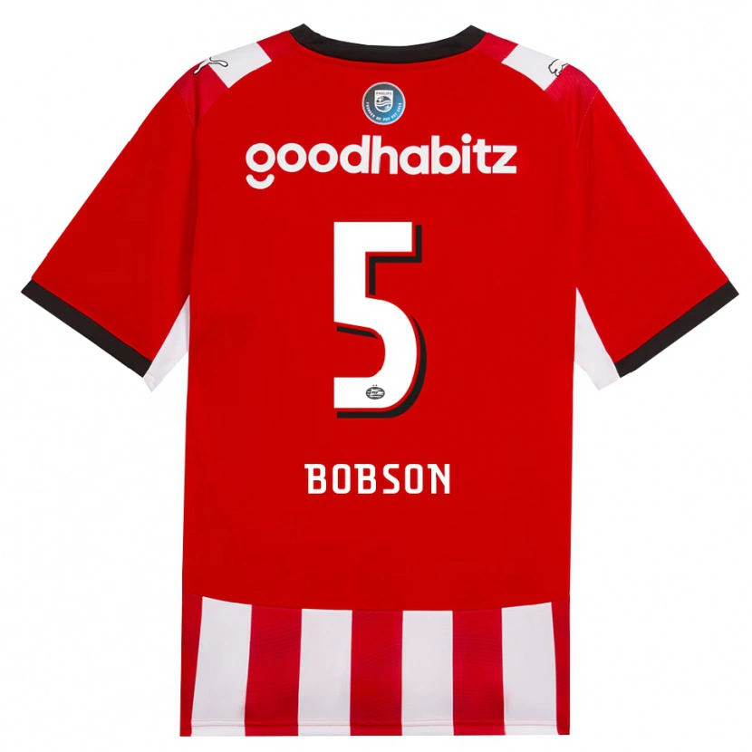 Danxen Kinder Ersien Bobson #5 Rot Weiß Schwarz Heimtrikot Trikot 2026/27 T-Shirt Schweiz
