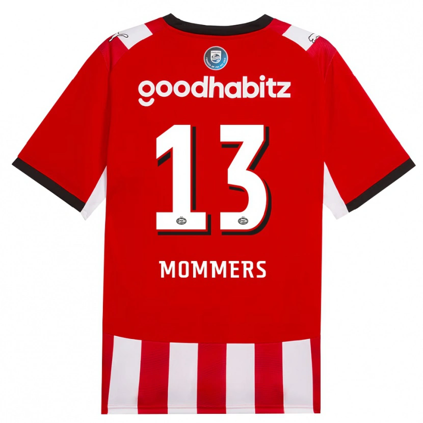 Danxen Kinder Ryan Mommers #13 Rot Weiß Schwarz Heimtrikot Trikot 2026/27 T-Shirt Schweiz