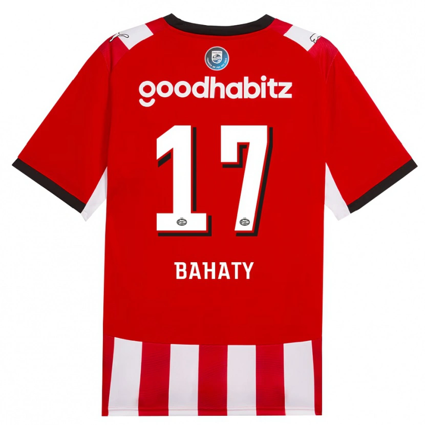 Danxen Kinder Manuel Bahaty #17 Rot Weiß Schwarz Heimtrikot Trikot 2026/27 T-Shirt Schweiz