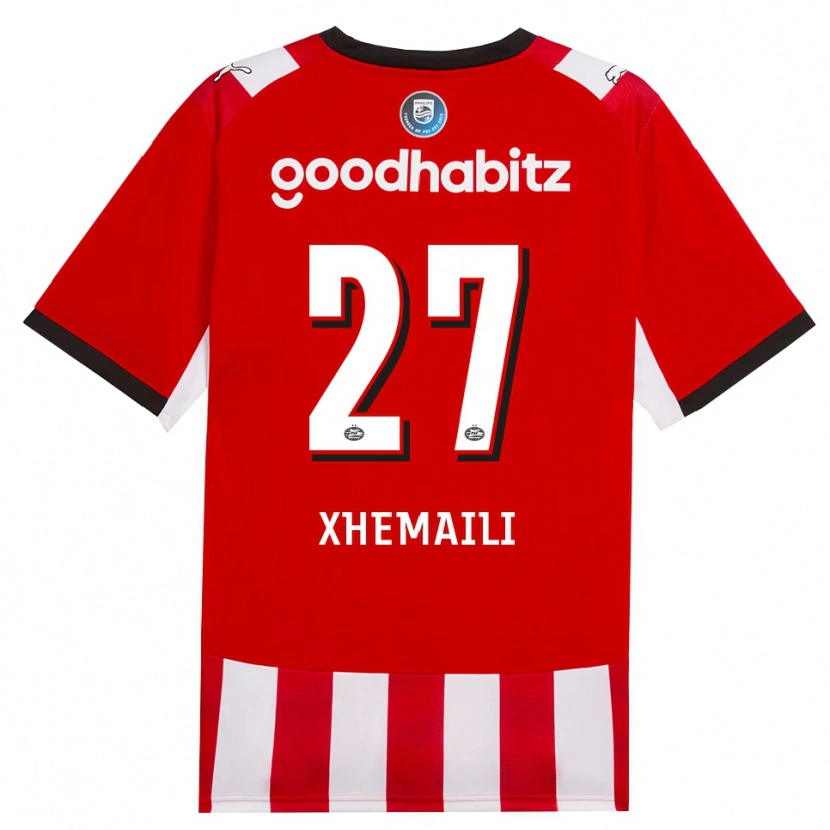 Danxen Kinder Riola Xhemaili #27 Rot Weiß Schwarz Heimtrikot Trikot 2026/27 T-Shirt Schweiz
