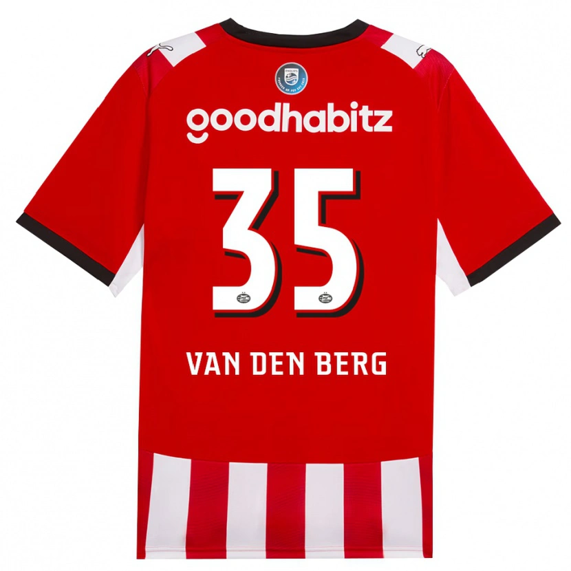 Danxen Kinder Joël Van Den Berg #35 Rot Weiß Schwarz Heimtrikot Trikot 2026/27 T-Shirt Schweiz