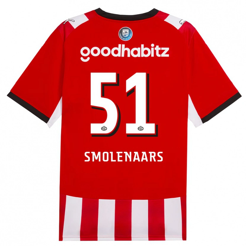 Danxen Kinder Tijn Smolenaars #51 Rot Weiß Schwarz Heimtrikot Trikot 2026/27 T-Shirt Schweiz