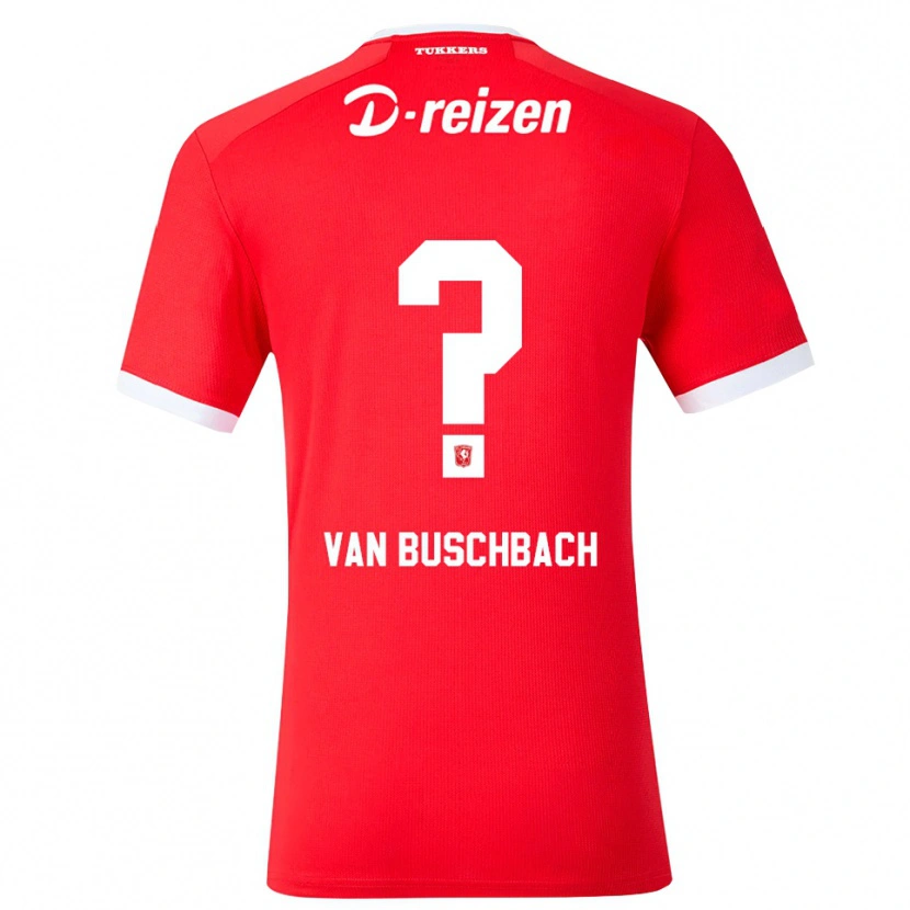 Danxen Kinder Myles Van Buschbach #0 Rot Weiß Heimtrikot Trikot 2026/27 T-Shirt Schweiz