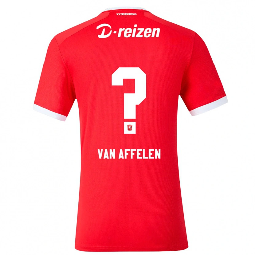 Danxen Kinder Pim Van Affelen Van Saemsfoort #0 Rot Weiß Heimtrikot Trikot 2026/27 T-Shirt Schweiz