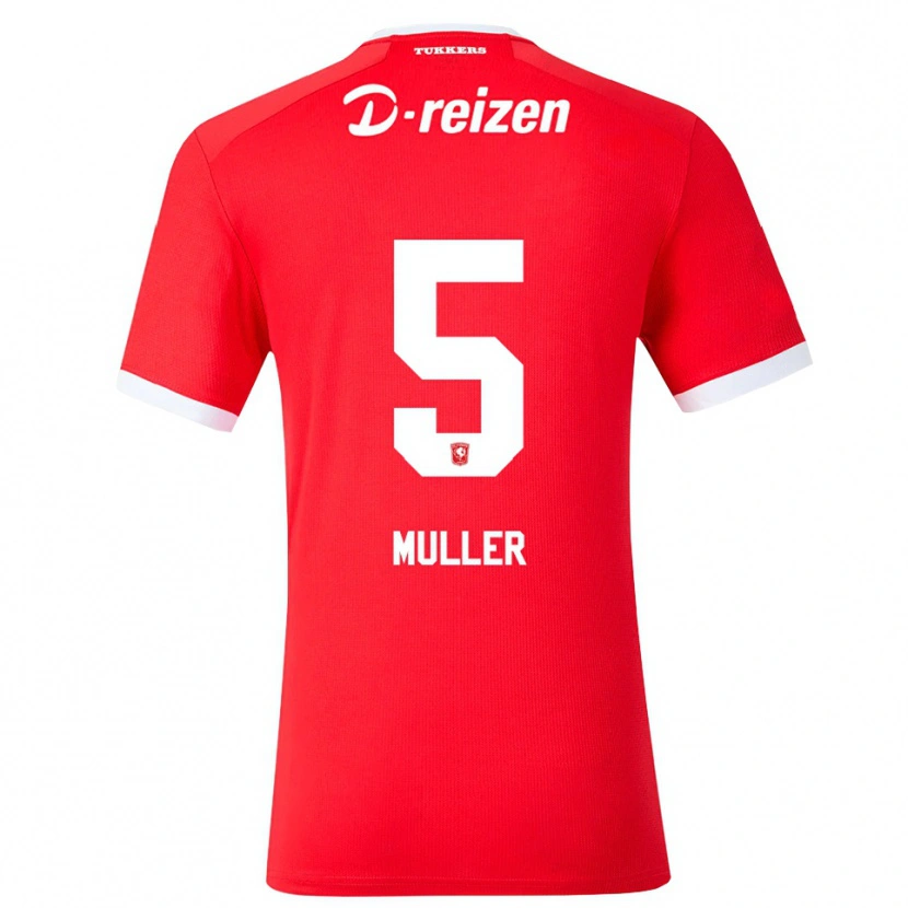 Danxen Kinder Timothy Muller #5 Rot Weiß Heimtrikot Trikot 2026/27 T-Shirt Schweiz
