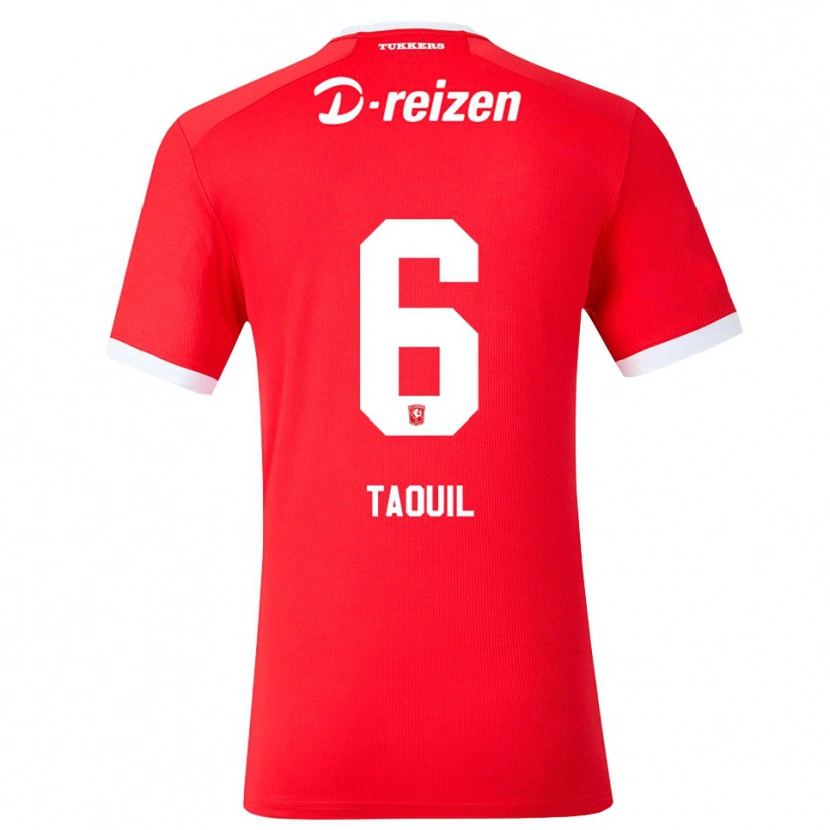 Danxen Kinder Rayan Taouil #6 Rot Weiß Heimtrikot Trikot 2026/27 T-Shirt Schweiz