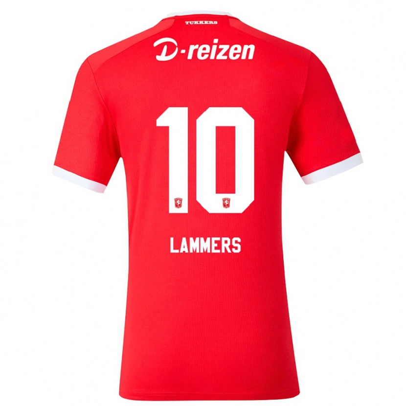 Danxen Kinder Sam Lammers #10 Rot Weiß Heimtrikot Trikot 2026/27 T-Shirt Schweiz