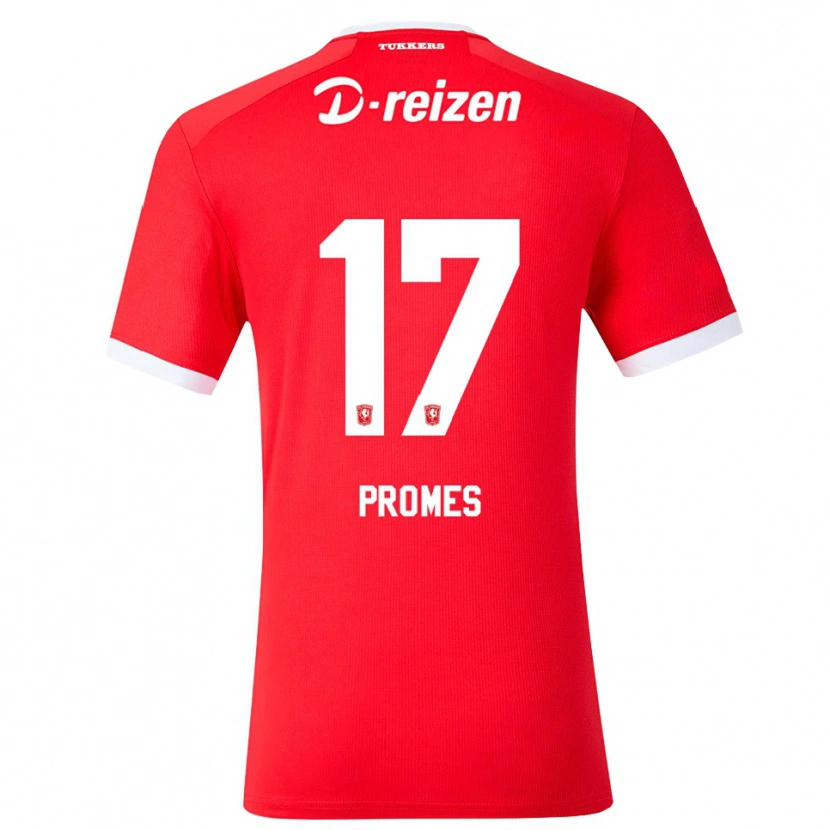 Danxen Kinder Rodrigo Promes #17 Rot Weiß Heimtrikot Trikot 2026/27 T-Shirt Schweiz