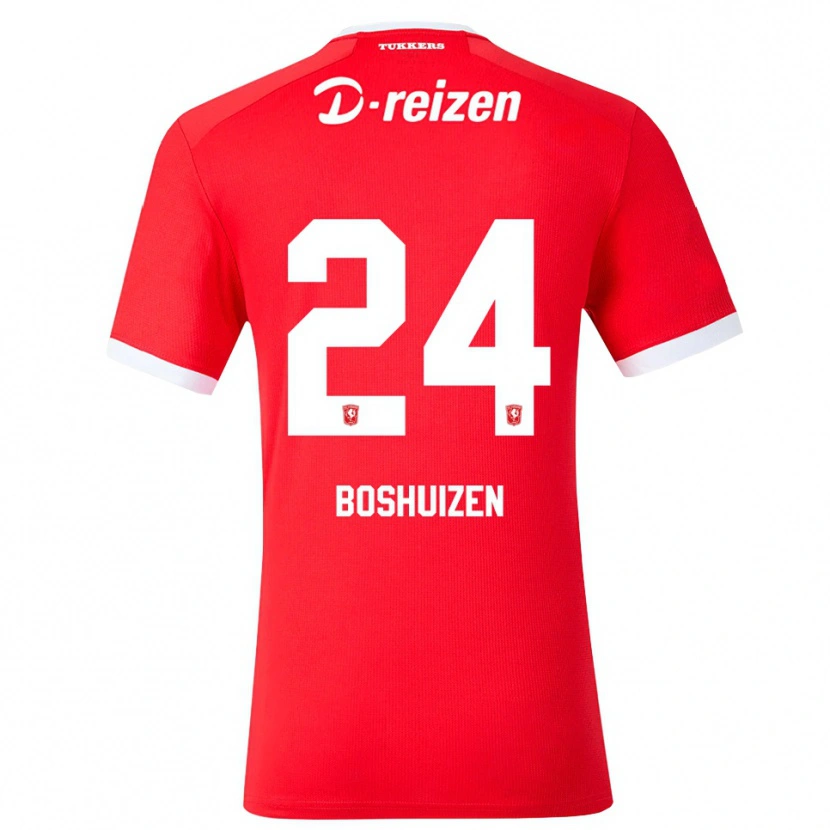 Danxen Kinder Annouk Boshuizen #24 Rot Weiß Heimtrikot Trikot 2026/27 T-Shirt Schweiz