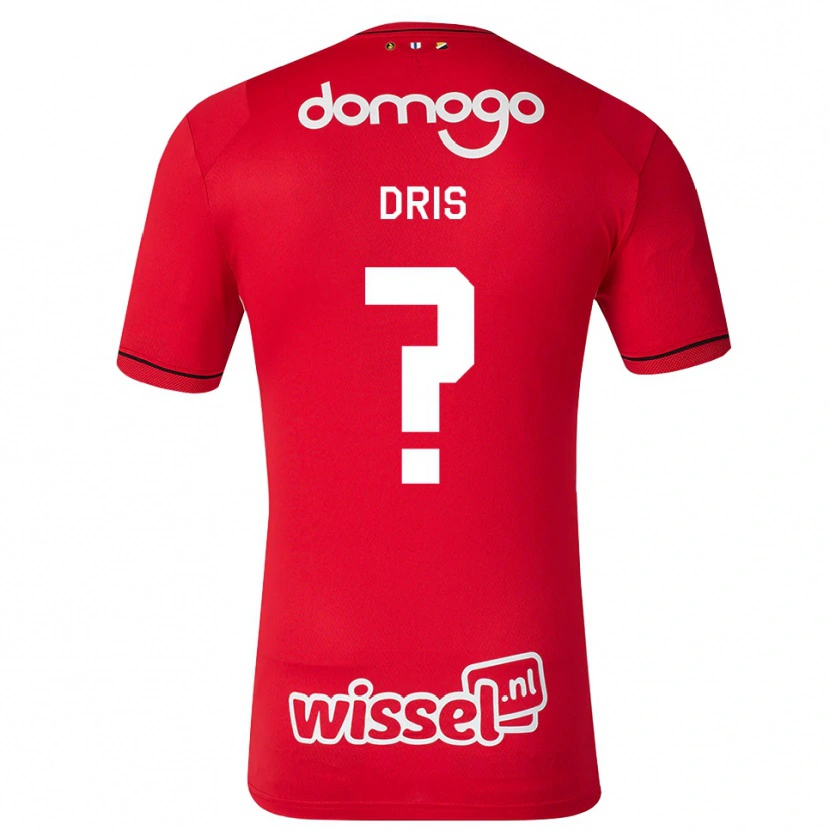 Danxen Kinder Sofiane Dris #0 Rot Weiß Schwarz Heimtrikot Trikot 2026/27 T-Shirt Schweiz