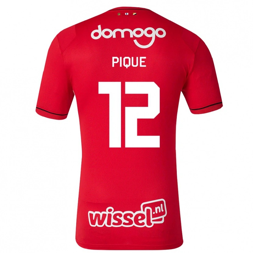 Danxen Kinder Naomi Piqué #12 Rot Weiß Schwarz Heimtrikot Trikot 2026/27 T-Shirt Schweiz