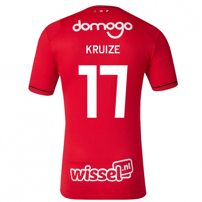 Danxen Kinder Elisha Kruize #17 Rot Weiß Schwarz Heimtrikot Trikot 2026/27 T-Shirt Schweiz