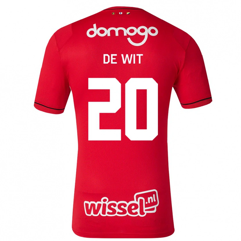 Danxen Kinder Dani De Wit #20 Rot Weiß Schwarz Heimtrikot Trikot 2026/27 T-Shirt Schweiz