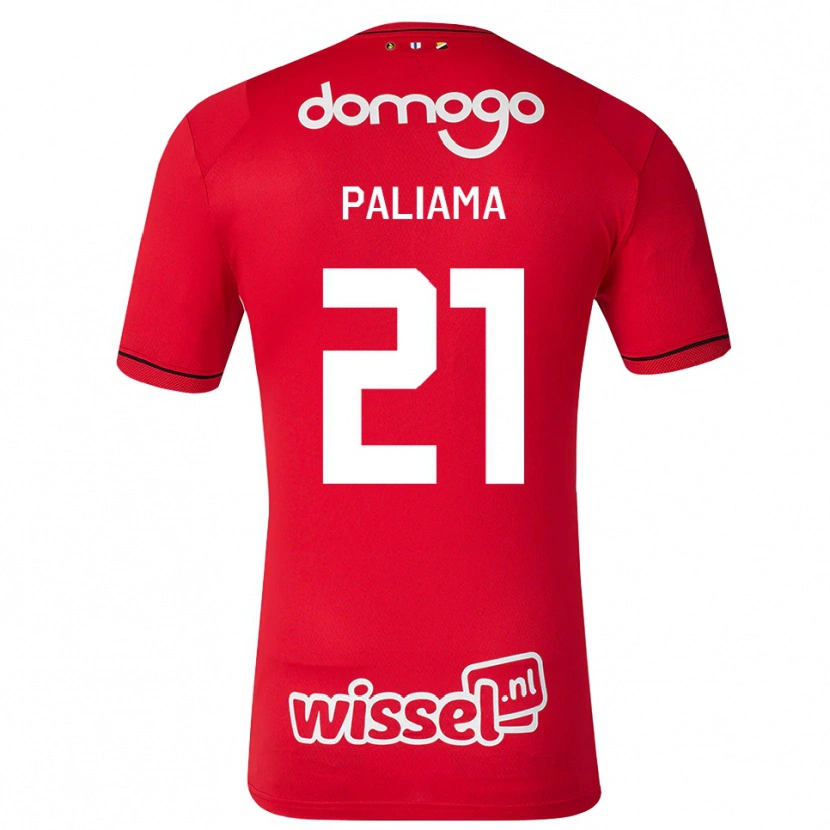 Danxen Kinder Joni Paliama #21 Rot Weiß Schwarz Heimtrikot Trikot 2026/27 T-Shirt Schweiz