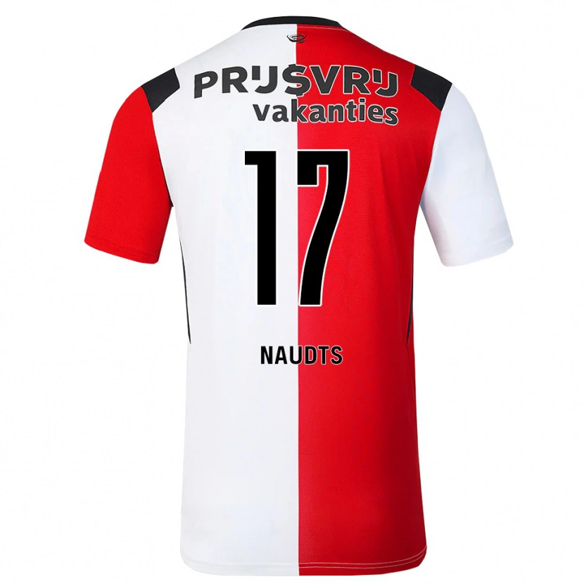 Danxen Kinder Jamir Naudts #17 Rot Weiß Schwarz Heimtrikot Trikot 2026/27 T-Shirt Schweiz