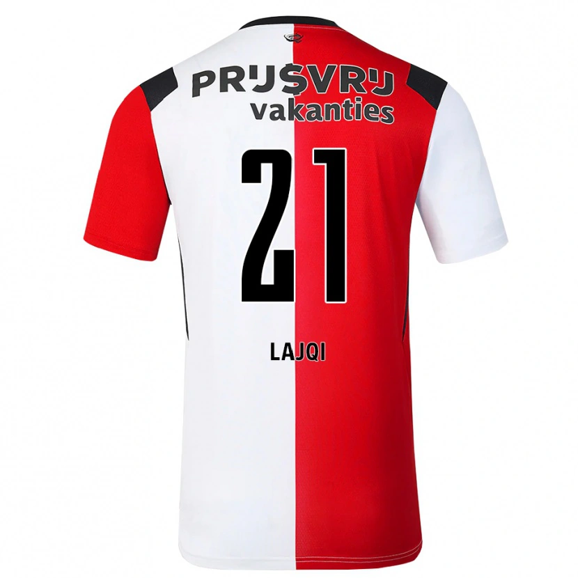 Danxen Kinder Merlind Lajqi #21 Rot Weiß Schwarz Heimtrikot Trikot 2026/27 T-Shirt Schweiz