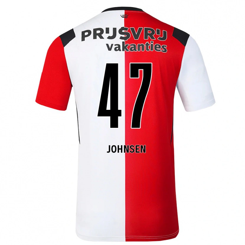 Danxen Kinder Mikael Torset Johnsen #47 Rot Weiß Schwarz Heimtrikot Trikot 2026/27 T-Shirt Schweiz