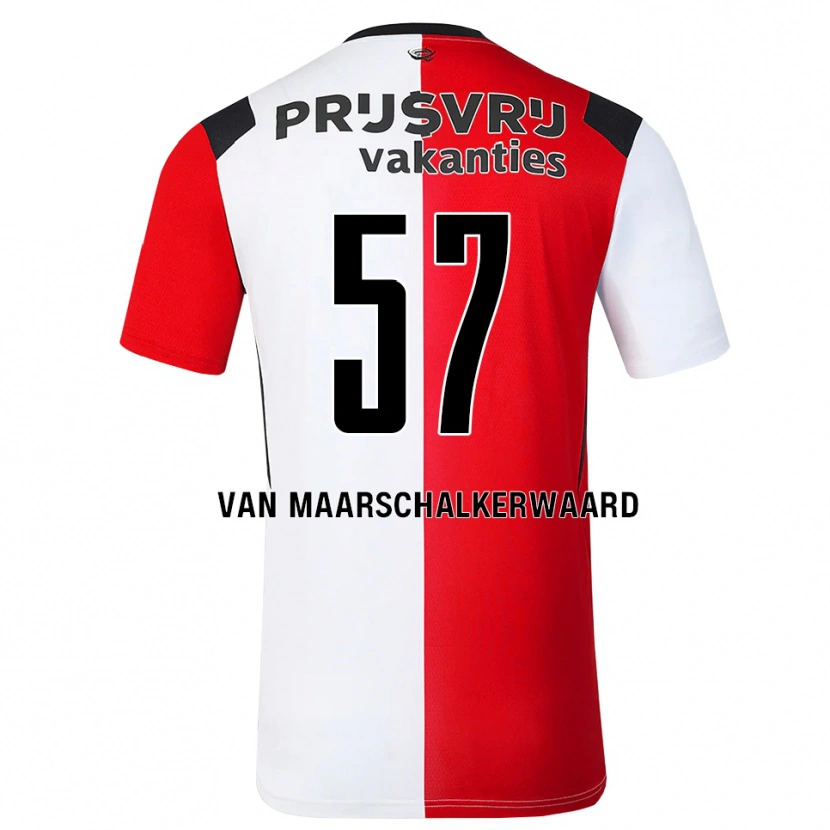 Danxen Kinder Pieter Van Maarschalkerwaard #57 Rot Weiß Schwarz Heimtrikot Trikot 2026/27 T-Shirt Schweiz