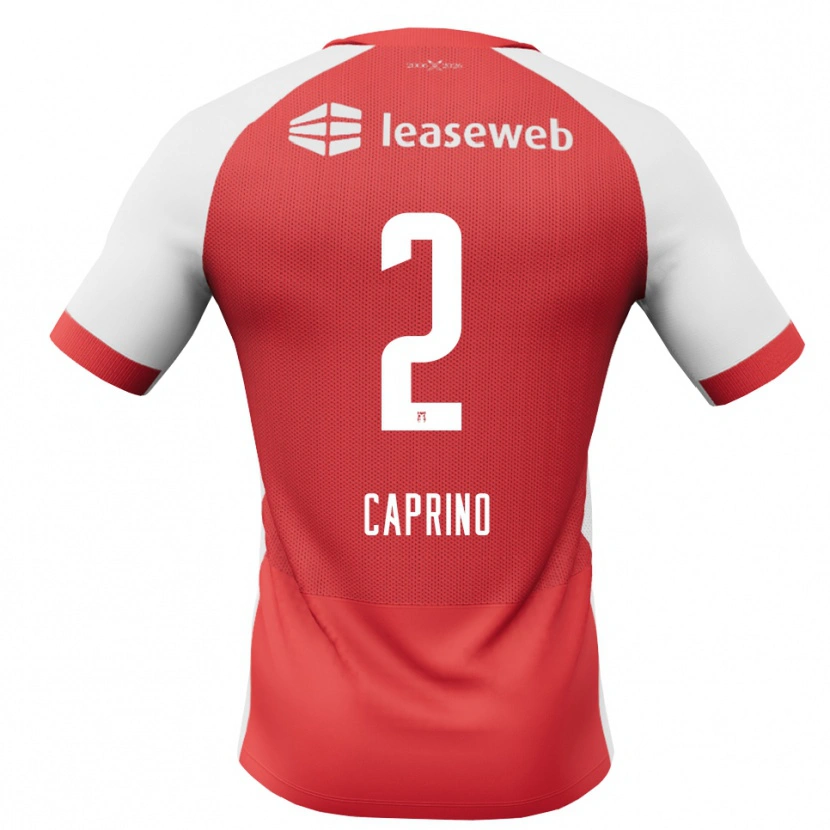 Danxen Kinder Ginia Caprino #2 Rot Weiß Schwarz Heimtrikot Trikot 2026/27 T-Shirt Schweiz