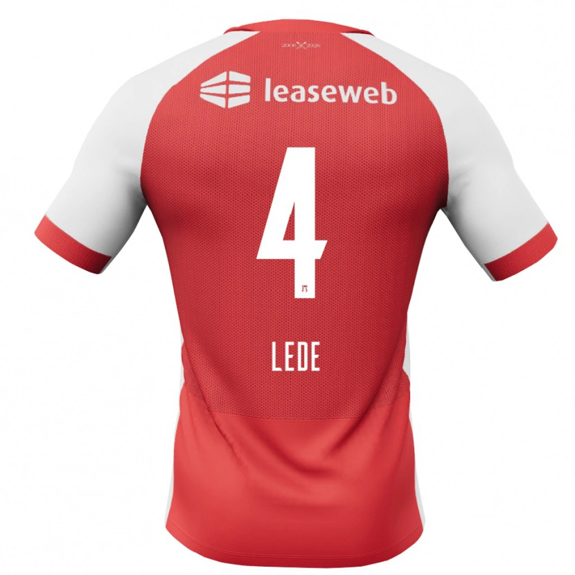 Danxen Kinder Quincy Lede #4 Rot Weiß Schwarz Heimtrikot Trikot 2026/27 T-Shirt Schweiz