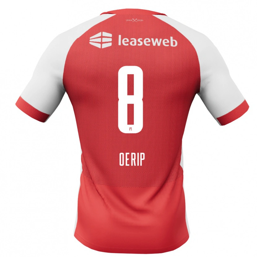 Danxen Kinder Julian Oerip #8 Rot Weiß Schwarz Heimtrikot Trikot 2026/27 T-Shirt Schweiz