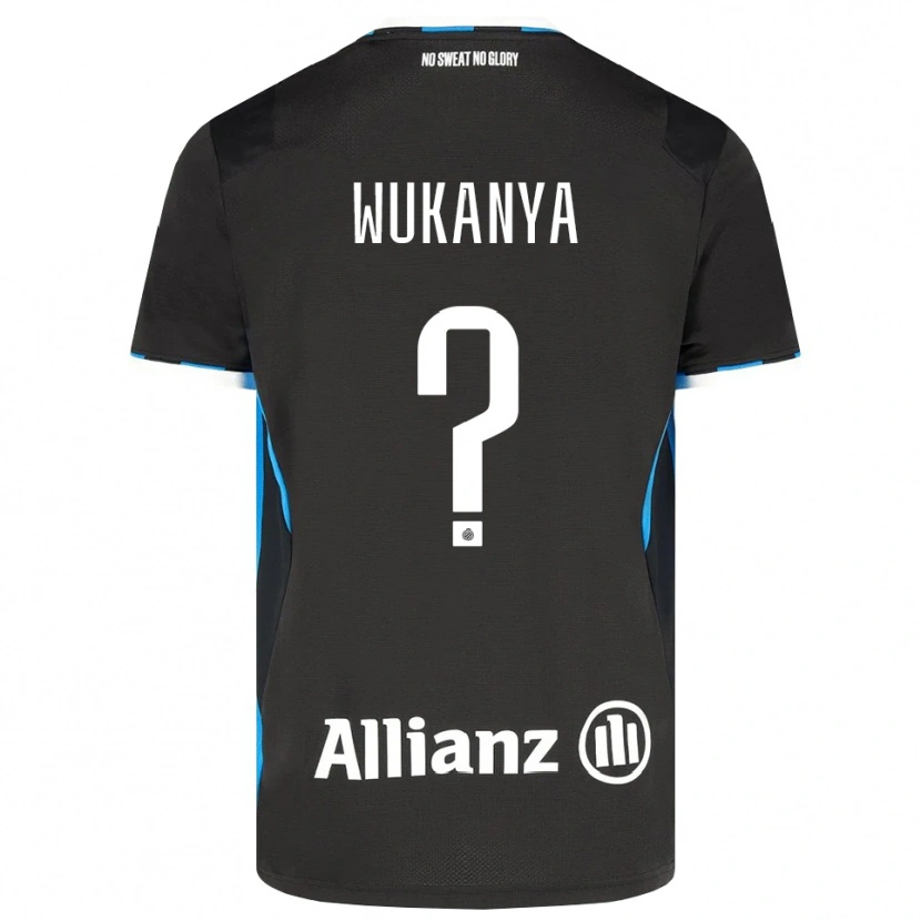 Danxen Kinder Stéphane Wukanya #0 Schwarz Rot Blau Heimtrikot Trikot 2026/27 T-Shirt Schweiz