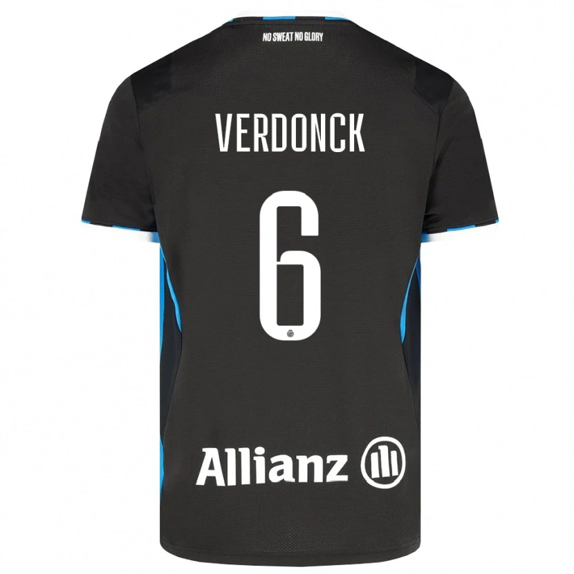 Danxen Kinder Saar Verdonck #6 Schwarz Rot Blau Heimtrikot Trikot 2026/27 T-Shirt Schweiz