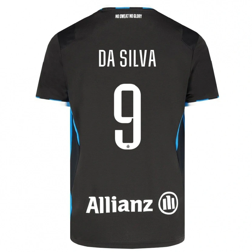 Danxen Kinder Jessi Da Silva #9 Schwarz Rot Blau Heimtrikot Trikot 2026/27 T-Shirt Schweiz