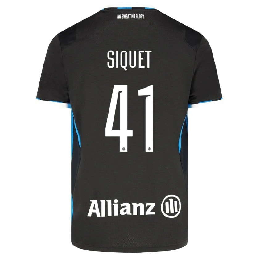 Danxen Kinder Hugo Siquet #41 Schwarz Rot Blau Heimtrikot Trikot 2026/27 T-Shirt Schweiz