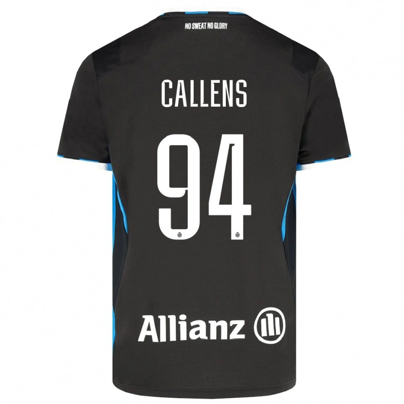 Danxen Kinder Emiel Callens #94 Schwarz Rot Blau Heimtrikot Trikot 2026/27 T-Shirt Schweiz