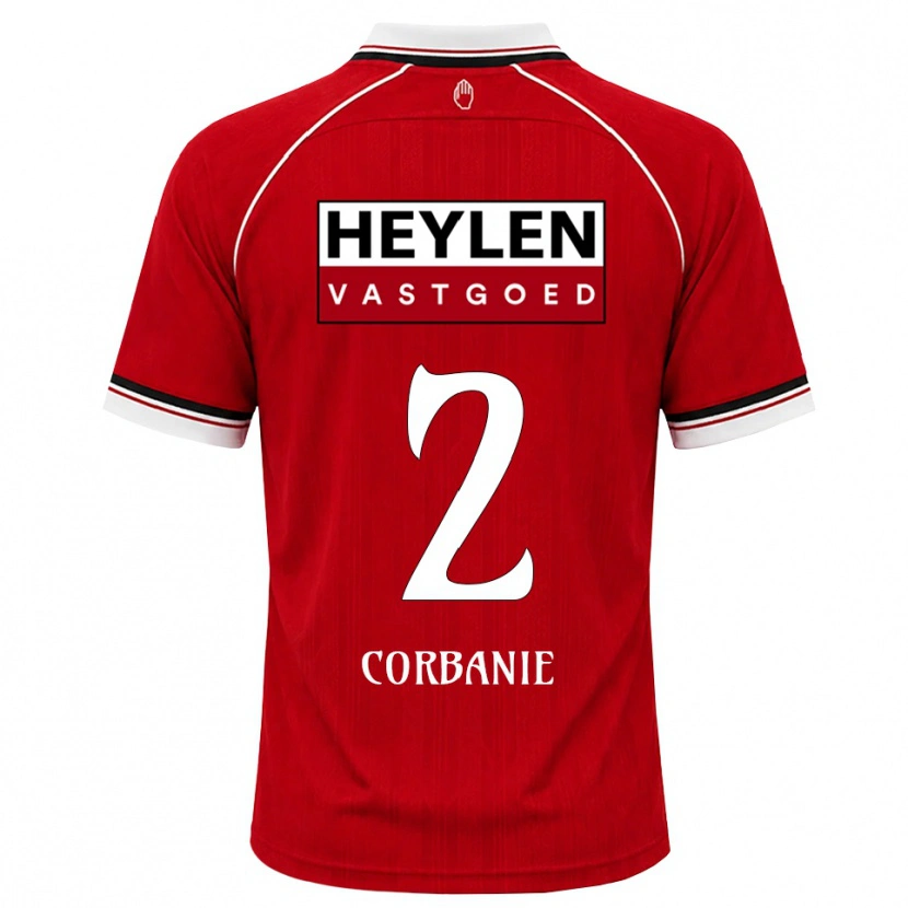 Danxen Kinder Kobe Corbanie #2 Rot Weiß Schwarz Heimtrikot Trikot 2026/27 T-Shirt Schweiz