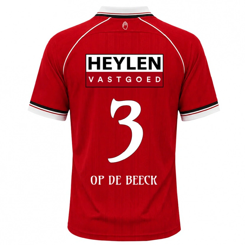 Danxen Kinder Gregg Op De Beeck #3 Rot Weiß Schwarz Heimtrikot Trikot 2026/27 T-Shirt Schweiz