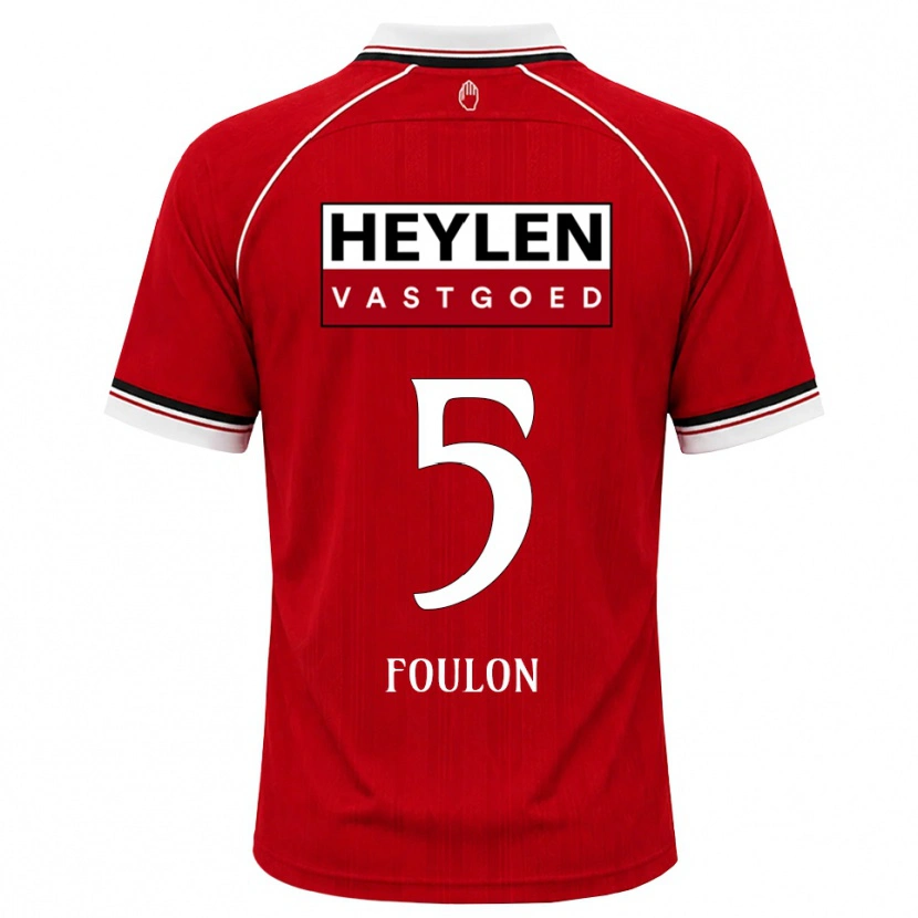 Danxen Kinder Daam Foulon #5 Rot Weiß Schwarz Heimtrikot Trikot 2026/27 T-Shirt Schweiz