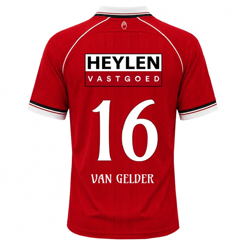 Danxen Kinder Louie Van Gelder #16 Rot Weiß Schwarz Heimtrikot Trikot 2026/27 T-Shirt Schweiz