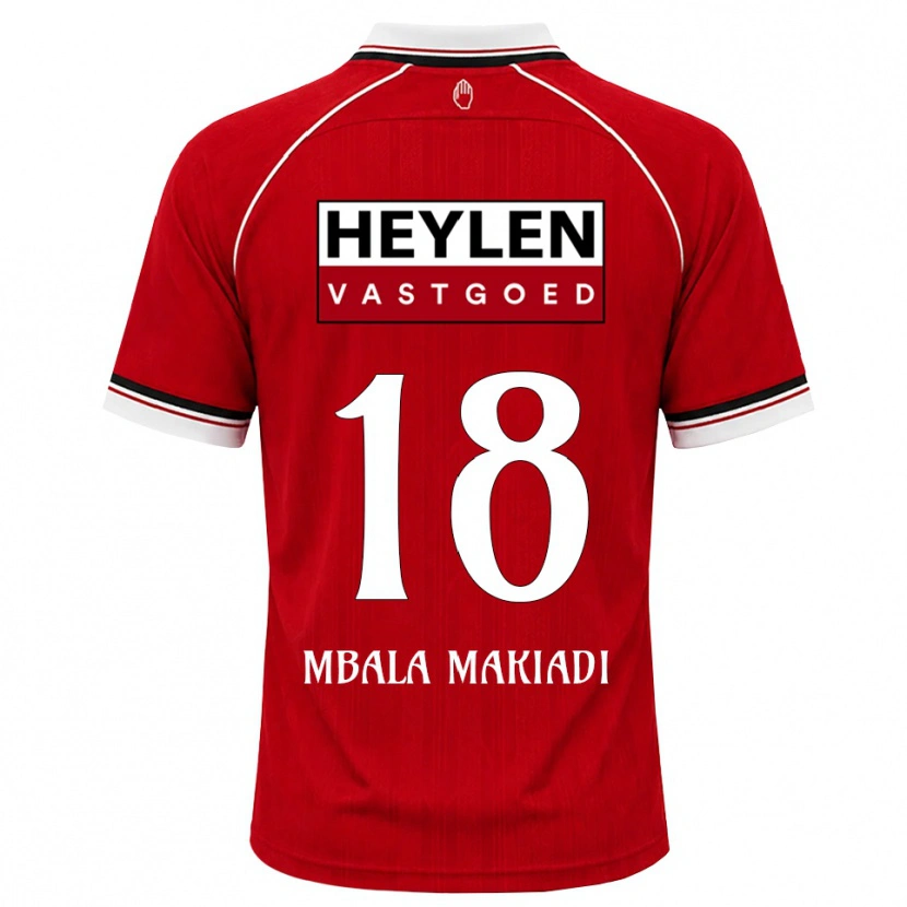 Danxen Kinder Ravi Mbala #18 Rot Weiß Schwarz Heimtrikot Trikot 2026/27 T-Shirt Schweiz