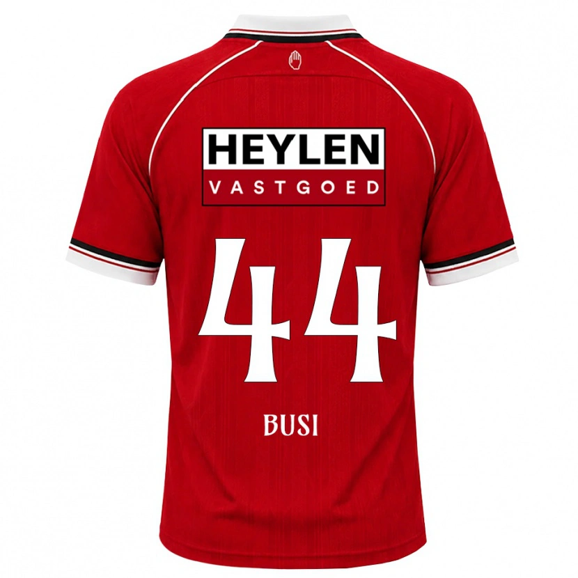 Danxen Kinder Maxime Busi #44 Rot Weiß Schwarz Heimtrikot Trikot 2026/27 T-Shirt Schweiz